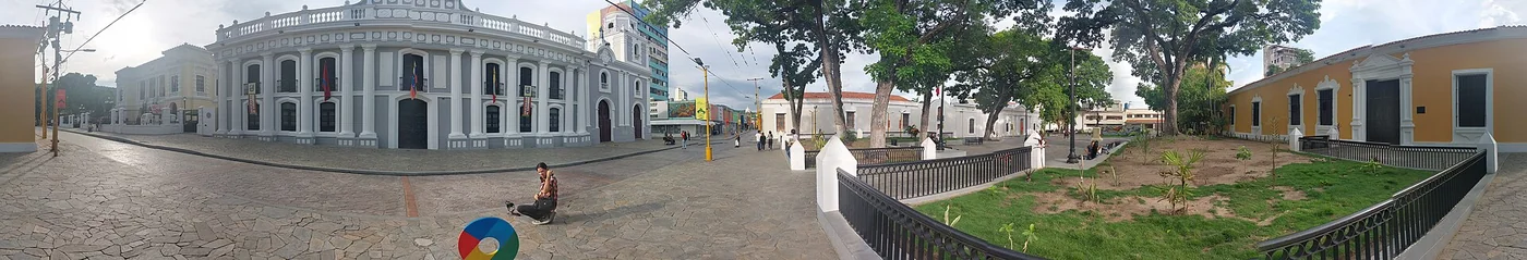 Panoramic view of Valencia, Venezuela.