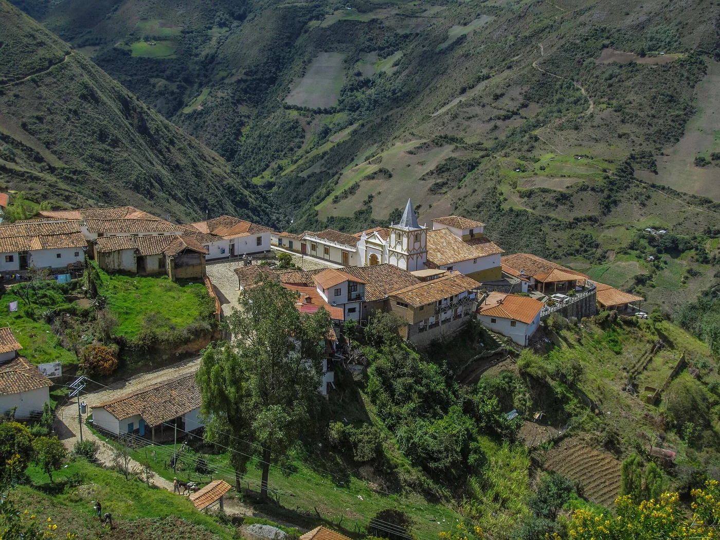 Los Nevados village in Mérida, Venezuela.