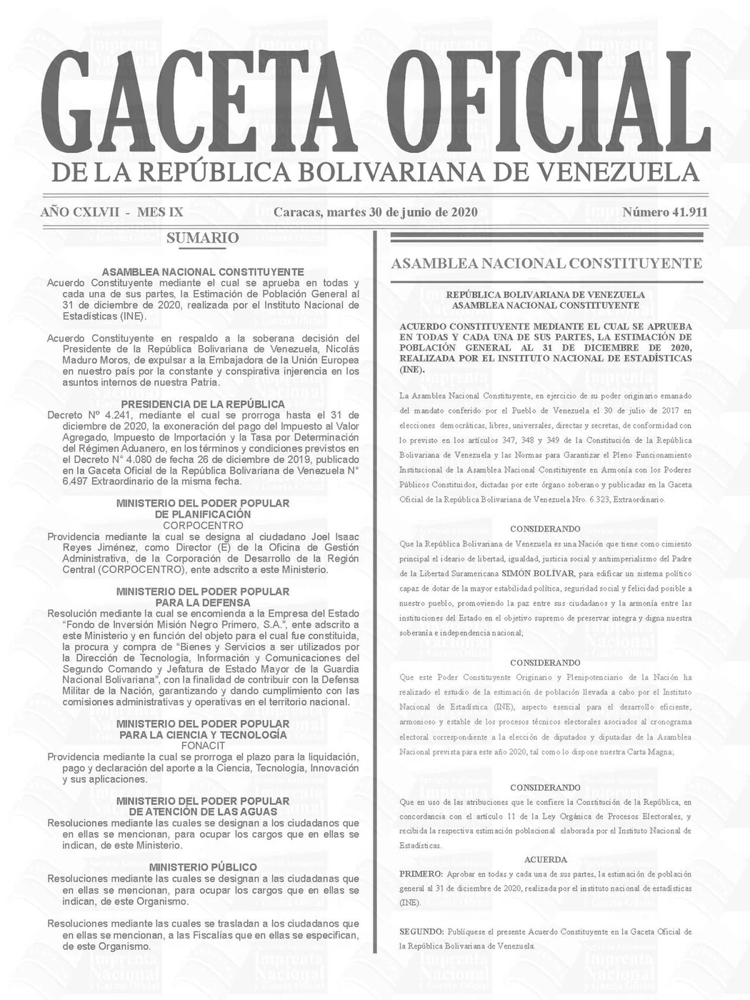 Gaceta Oficial de Venezuela